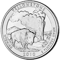 The Yellowstone National Park Quarter